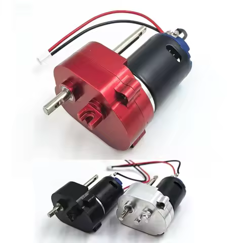 New MN99S V2 MN78 MN82 MN168 Metal 370 Motor Gearbox Engine Gear Box with Metal Gear 1/12 RC Car Upg