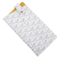 GOYARD Montmartre GM 智慧型手機殼/眼鏡盒 MONTMAGMLTY01CL03P PVC x 皮革 法國製造 白色 Montmartre GM 男女通用 [二手]