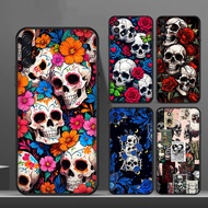Samsung Galaxy S23 S23 FE F23 Plus S23 Ultra S24 Fe S24 Plus S24 Ultra Skulls dark protective Phone