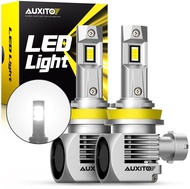 AUXITO 2ชิ้น Q16 H11รถไฟฟน้า LED สำหรับ100W 20000LM H8 H9 Led ไฟหน้ารถไฟหน้ารถ6000K สีขาว