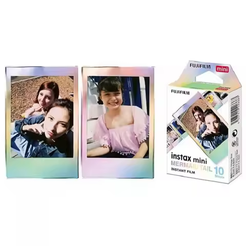 Original Fujifilm Instax Mini MERMAID TAIL Film Instax Mini 12 / 11 Film For Fuji Mini 7s 25s 26 70 