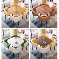Simple Milk Tea Leisure Small Meeting Table Chair Dessert Shop Negotiation Creative Combination Rece