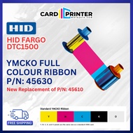 Not for HFC YMCKO HID Fargo DTC1500 Printer Card ID Ribbon Cartridge  / Kad ID Printer Print - 45630