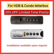 [SG Seller] Yuko Digital Lock For HDB / Condo Letter box Mailbox Keyless Smart Letterbox Direct factory NIKAWA similar