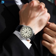 DGF  Business Men Quartz Wrist Watch Waterproof Leather Strap Men’s Watch Ideal Gift for Men B4Y7