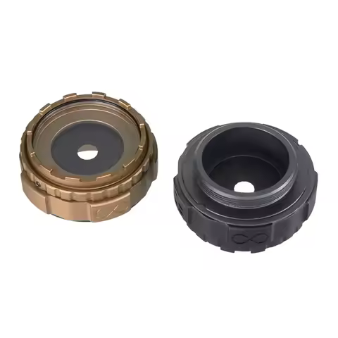 Night Vision NVG PVS14 Aluminum Metal Protection Lens Cover Cap Light Shield 1-23mm Adjustable Iris 