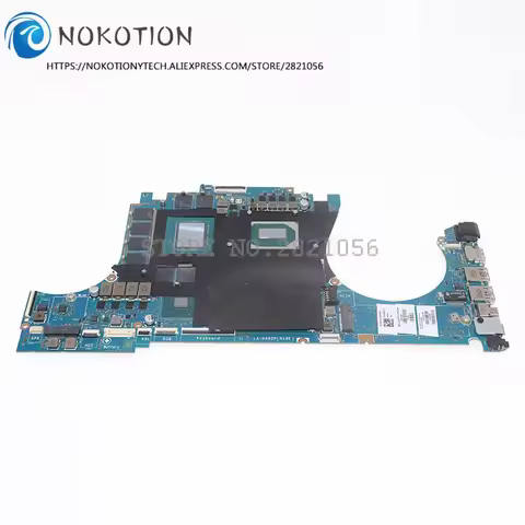 NOKOTION L61559-601 L59767-601 For HP TPN-C143 OMEN 15-DH Laptop Motherboard Mainboard FPC54 LA-H482