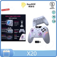 EasySMX X20 Wireless gamepad Double cut trigger switch Bluetooth Steam PC High precision Hall Joysti