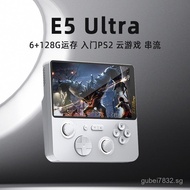 2025New E5Ultra Dual System6+128Running Memory Cloud Gaming5Inch IPS Hall joystick game console