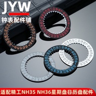 QJR8 [[Watch Not Included] Please Look for the Model] Adapt to NH35 NH36A Weekly Disc White Black Di