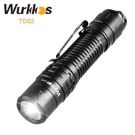 Wurkkos TD02 2000lm 254m SST40 USB-C 18650 Tactical Flashlight