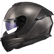 HELMET LS2 FF808 STREAM II TITANIUM JEANS DOUBLE VISOR