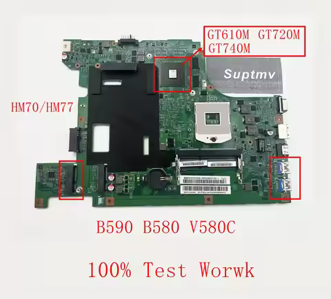 Suitable for Lenovo IdeaPad B590 B580 V580C Notebook Motherboard DDR3 11273-1 HM70 HM77 GT610M GT720