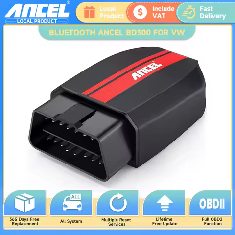 ANCEL BD500 OBD2 Car Scanner Bluetooth IOS Android Diagnostic Tool All System EPB Oil Reset Battery 