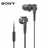 SONY MDR-XB55AP Original Premium In-Ear Extra Bass หูฟังหูฟังสเตอริโอ3.5มม. หูฟังแบบมีสายกีฬาชุดหูฟังไมโครโฟนแฮนด์ฟรีสำหรับ Xiaomi/huawei/samsung โทรศัพท์