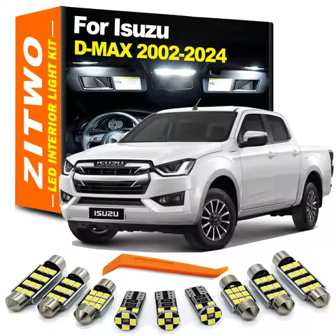 ZITWO 8Pcs LED Interior Dome Reading Map Light Bulb Kit For Isuzu D-Max Dmax 2002- 2019 2020 2021 20