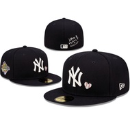 High Quality MLB New York Yankees Fitted Hat 59FIFTY Cap Full Close Fit Caps Embroidery Men Women Sp