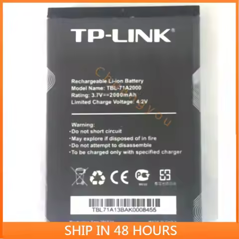 3.7V size Battery 2000mAh For TP-LINK TP-LINK TL-TR861 761 M5350 TBL-71A2000 wifi Batteries