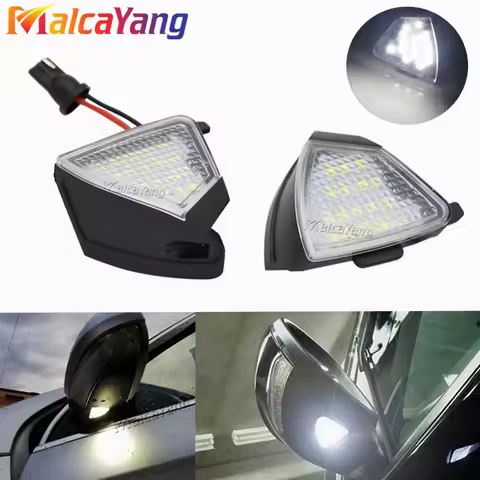 2x Canbus Led Under Side Mirror Puddle Light Module For VW Golf 5 GTI MK5 MKV Passat B6 CC Eos Golf 
