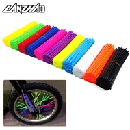 72pcs Motorcycle Wheel Rim Spoke Skin Covers Wrap Tube Decor Protector Universal for Kawasaki KLX250