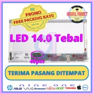 PREMIUM LED 14 Tebal 40 Pin / LCD 14 Tebal 40 Pin / LCD Laptop 14 inch