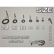 Ring Guide OSEG Non Fuji End 20 - Ring Lvog Non Fuji - Ring Guide Spinning Set
