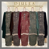 Kurung Djulea Kurung Moden Labuh Printed High Quality Royal Textura Dobby Silk by Dmimi