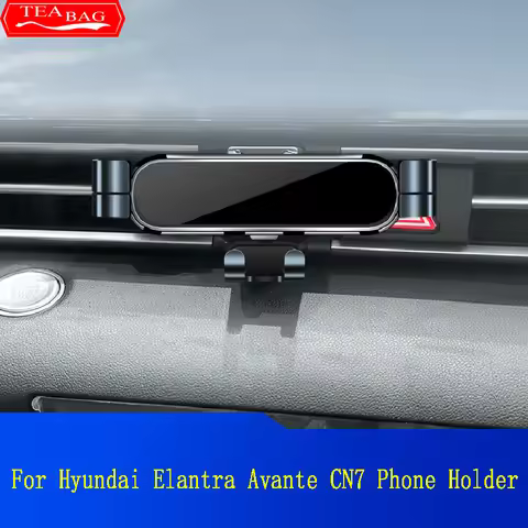 Adjustment Car Mobil Phone Holder for Hyundai Elantra Avante CN7 Air Vent Mount Bracket Snap-type Au