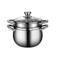 316 Thickened Stainless Steel Induction Cooker Gas Stove Cooking For Home All-in-One Pot Soup Pot Steamer Food Grade Deepening
