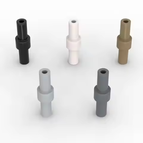 MOC 10PCS Bar 2L Building Blocks 78258 With Stop Ring High-Tech Bricks Particle Puzzle Educational T