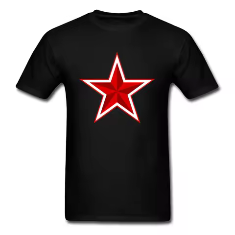 C C C P T-shirt Red Star Logo T Shirt Men CCCP White Tshirt Plus Size USSR Tops Soviet Short Sleeve 