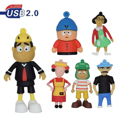 Cool USB Flash Drive Pen Drive 4GB 16GB 32GB 64GB Pendrive New Style Cute Cartoon Characters Pendriv