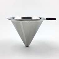 Dripper V60 Coffee Dripper Filter V60 Cone Coffee Dripper Filter Stainless Steel - Silver