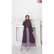 Nibras Gamis Faidaa Lilac/ Nibras Promo/ Faidaa Gamis Anak Plum/ Gamis