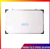 papan tulis spidol dan kapur whiteboard / papan tulis bolak balik / blackboard whiteboard/papan mura