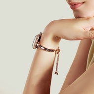 Luxury Bracelet Strap For IWatch Leather Strap s10 42mm Four Leaf Clover Strap S11 iWatch Ladies Str