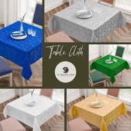 JACQUARD TABLE CLOTH Mantel for Square Table 60x60inches