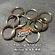 Gasket Ninja R SS RR ZX 150 Bshan Solid Brass Perpak Ninja R SS RR ZX 150knalpot