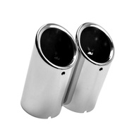 2pcs/set Exhaust Muffler Tips For BMW E46 E38 E90 E60 E36 F30 F30 X3 E83 For VW Jetta MK6 Golf Varia