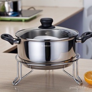 Rack Pot Rack Storage Kitchen Kitchen Rack Heat Insulation Garway Rack Thick Utensil Rack Pot Pot La
