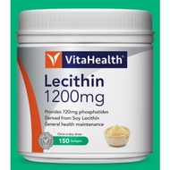 VitaHealth Lecithin 1200mg 150 softgels x2 bottles