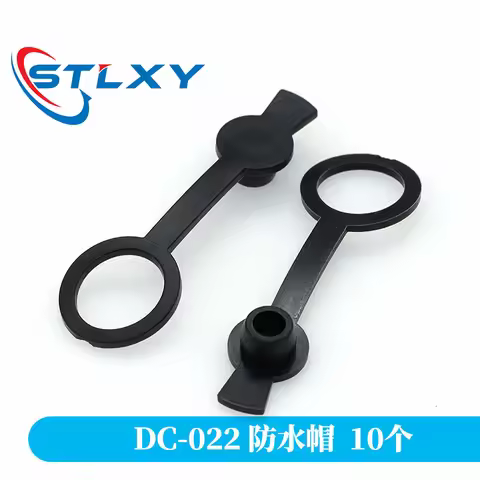 10pce/LOT Waterproof cap DC099 5.5 mm x 2.1mm DC Power Jack Socket Female 11MM 5.5*2.1 5.5*2.5MM Wat