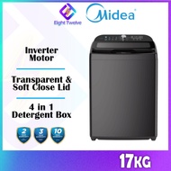 (FAST SHIPPING) Midea Full Auto 7.5KG-17KG Washing Machine Top Load Mesin Basuh MA102/MA200
