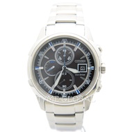 Citizen Eco Drive CA0370-54E Men Stainless Steel Black Dial Date Analog Watch