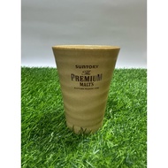 Ceramic Beer Glass 280 ml. Suntory The Premium Malts From Japan