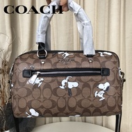 Coach new handbag women fashion cute Snoopy pattern one shoulder messenger bag large capacity in stockC4118