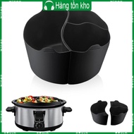 WIN Reusable Slow Cooker Divider Liner Dishwasher Safe Stewing Pot Silicone Liners