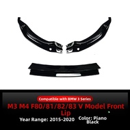 BONINGYU | Car Front Lip 2015-2020 BMW 3 Series 4 Series M3 M4 F80 F82 F83