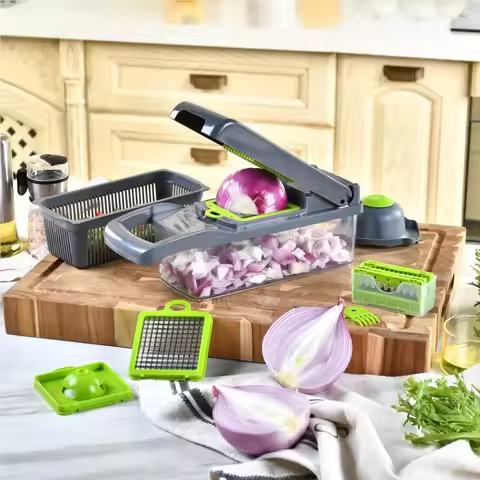 Multifunctional Vegetable Of 16~26 Pieces Set Food Vegetable And Fruit Slicer Grater Kitchen Househo