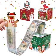 Christmas Surprise Money Gift Box for Cash Pull Xmas Gift Money Pulling Box Xmas Surprise Gift Ideas